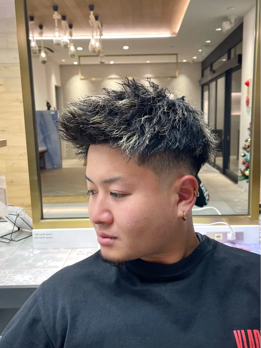 ショート パーマ カット パーマ 【再現性120%】 🔥龍也リュウヤ🔥のヘアスタイル
