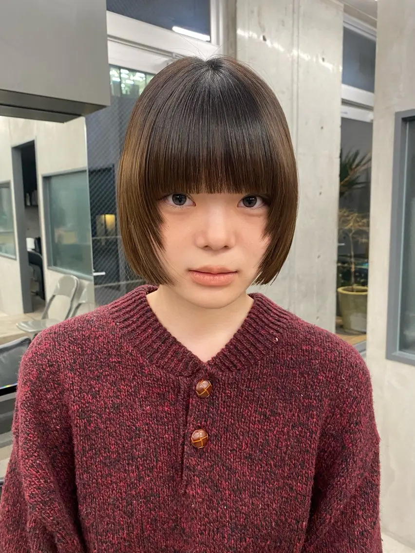 ショート カラー カット ヘアカラー トリートメント 村田 りょうやのヘアスタイル