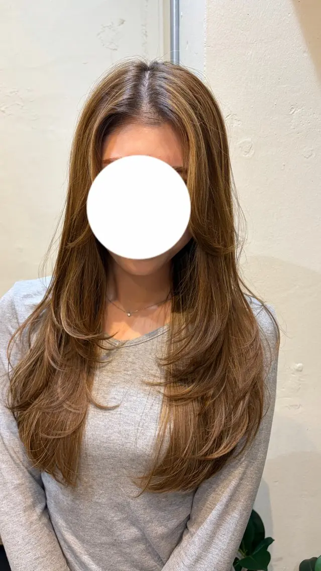 ロング ハイレイヤー レイヤーカット 🐰レイヤーカット/ メンズ/ゆな🐰のヘアスタイル