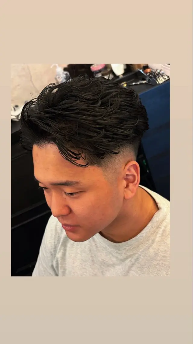 ショート パーマ メンズ 大塚 将吾のヘアスタイル