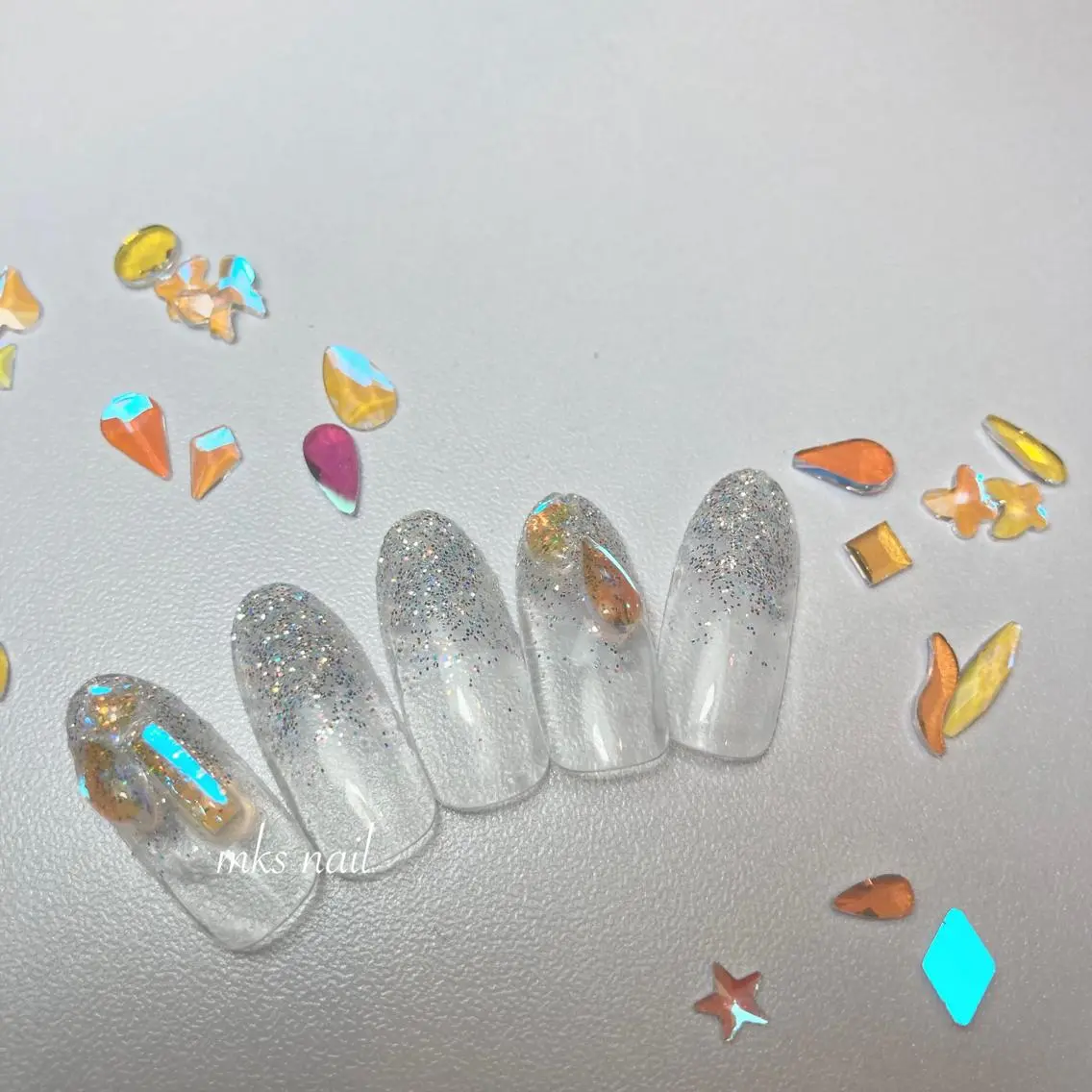 ネイル ハンドネイル mks＊nail //  枚方長尾のネイルデザイン