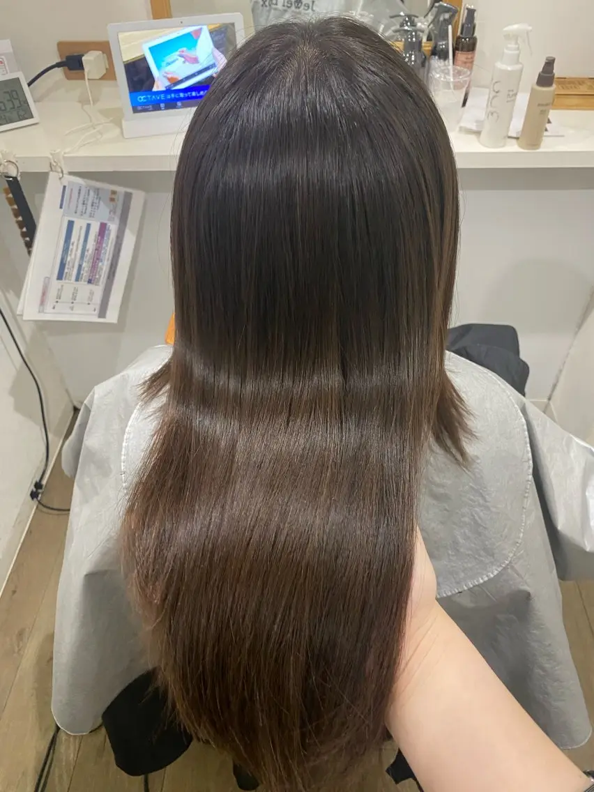 ロング 髪質改善 トリートメント カット トリートメント 髪質改善サロン 梅田/ヨナミネのヘアスタイル