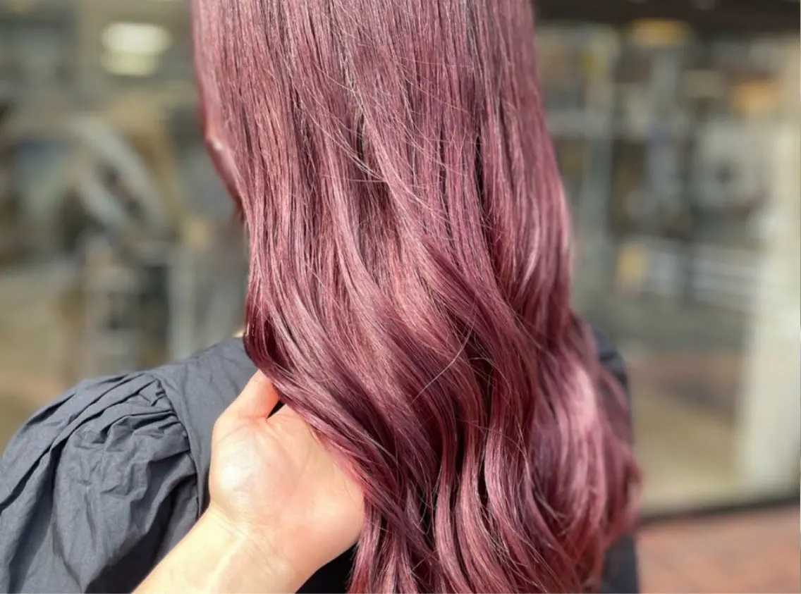 カラー ベージュカラー ブリーチ 透明感カラー ピンクカラー ピンクベージュ カット ヘアカラー トリートメント suzuna/暖色 カラー💞/スパのヘアスタイル