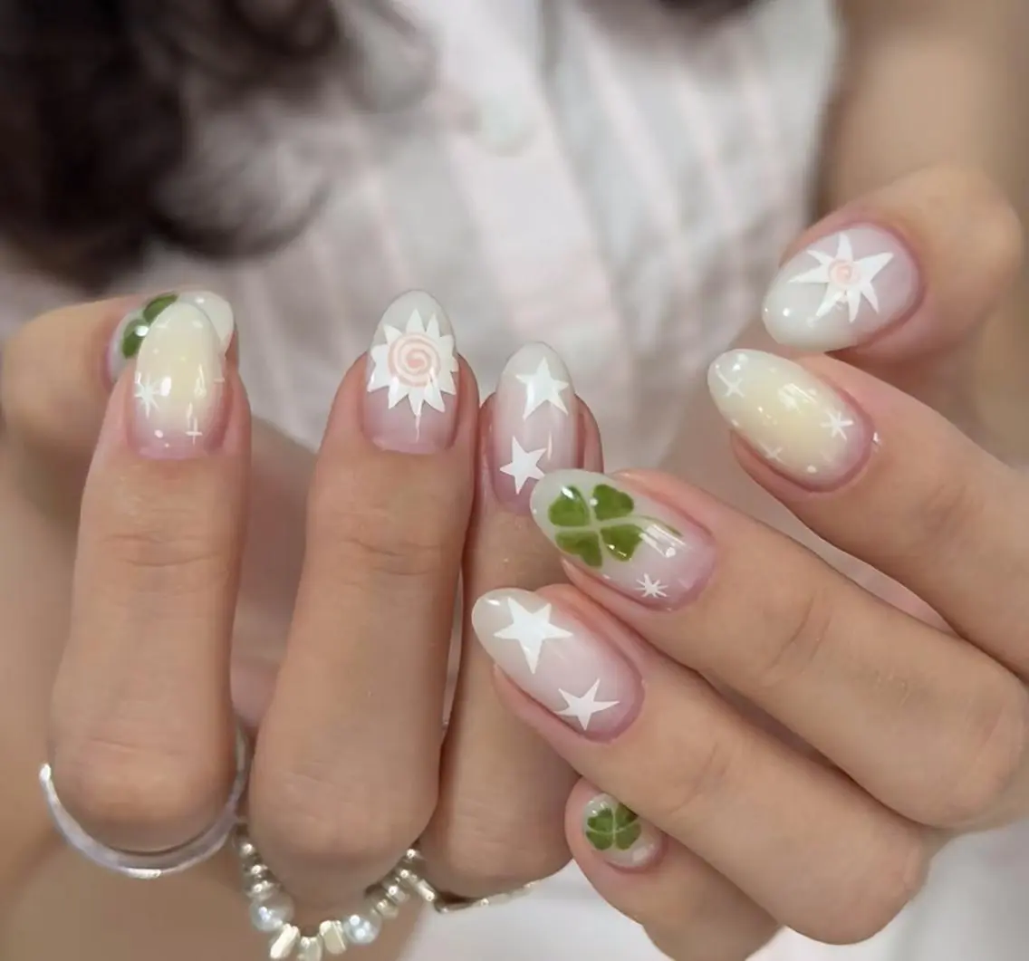 ネイル ハンドネイル By moonネイル 🌷ワンホン/韓国風のネイルデザイン