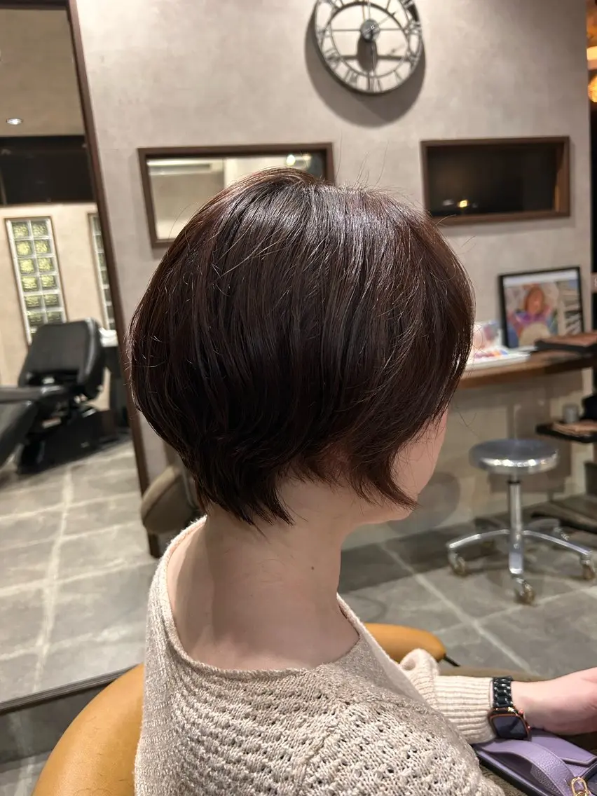ショート enx天王町店 伊藤 愛央のヘアスタイル