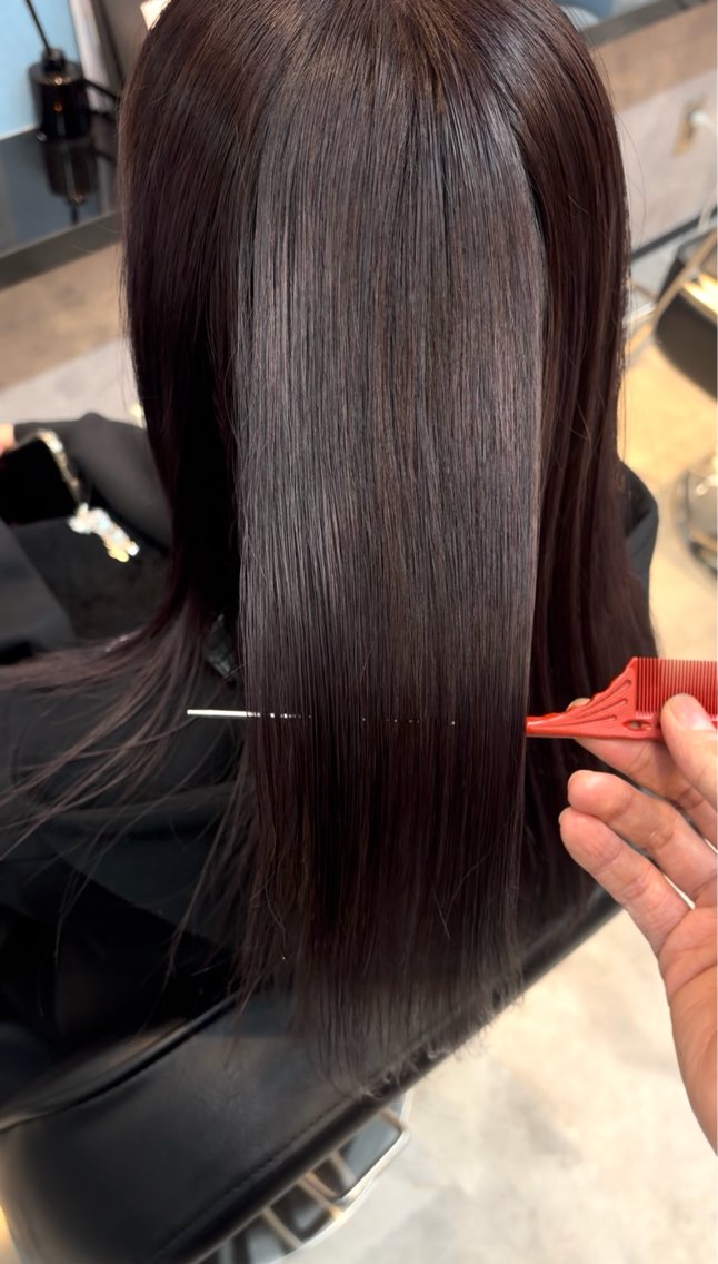 ロング カラー ヘアカラー トリートメント カラーモデル募集✨ IbukIのヘアスタイル