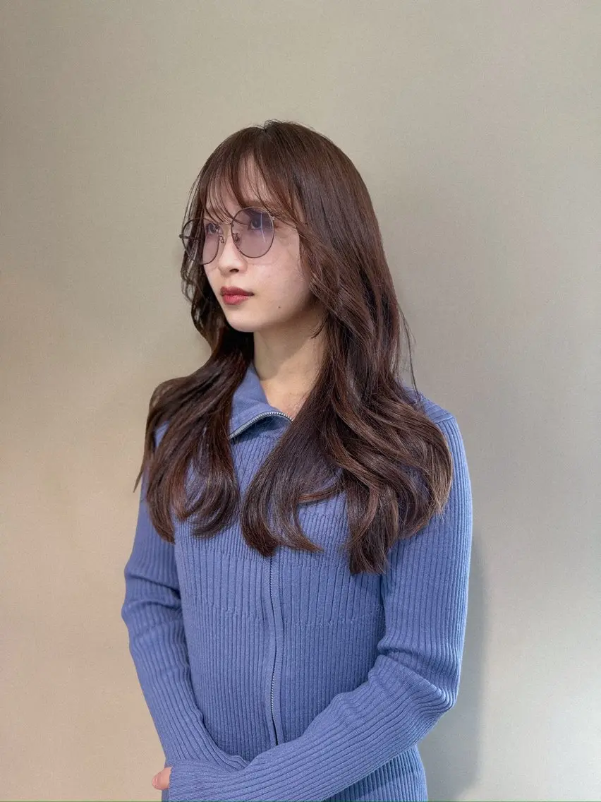 ロング カラー ヘアアレンジ カット ヘアカラー トリートメント opus 店長大和 レイヤー/赤み消しのヘアスタイル
