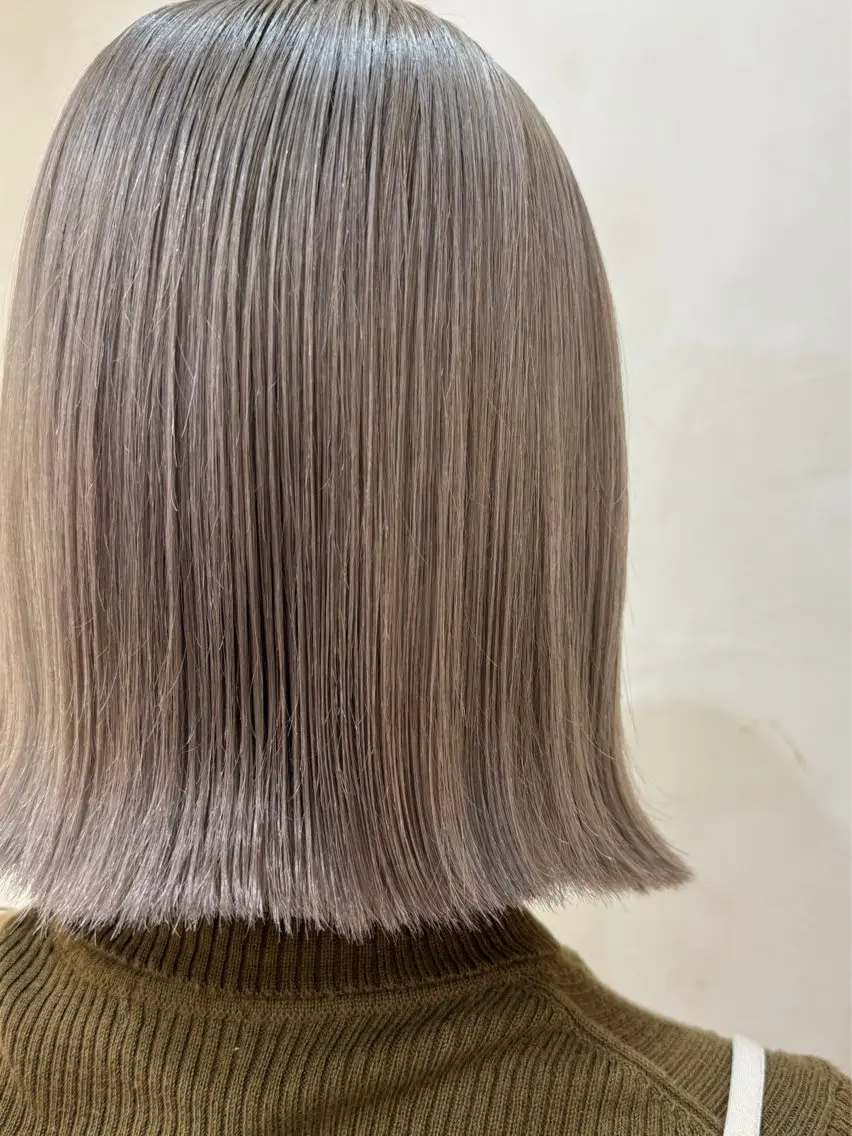 ミディアム カラー ヘアカラー トリートメント マンツーマン施術/ ダブルカラー/アリサのヘアスタイル