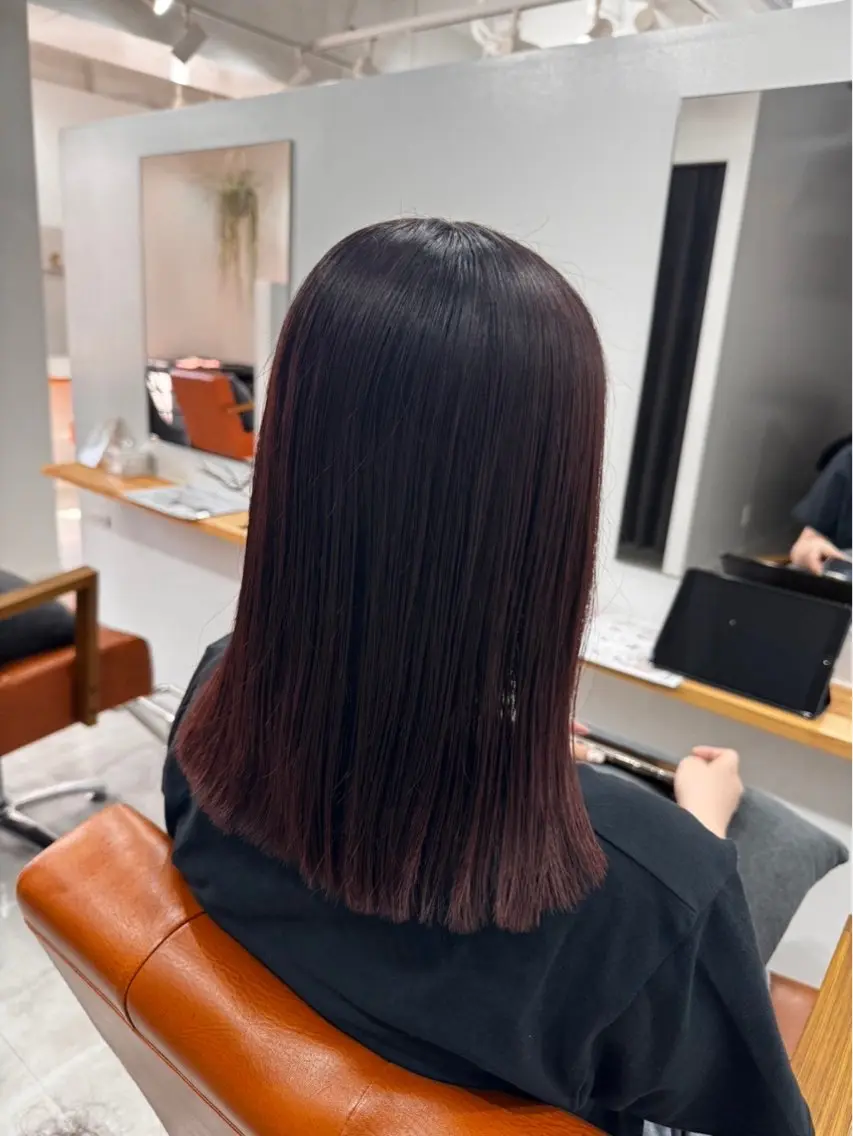 カラー ヘアカラー 早川 璃々のヘアスタイル