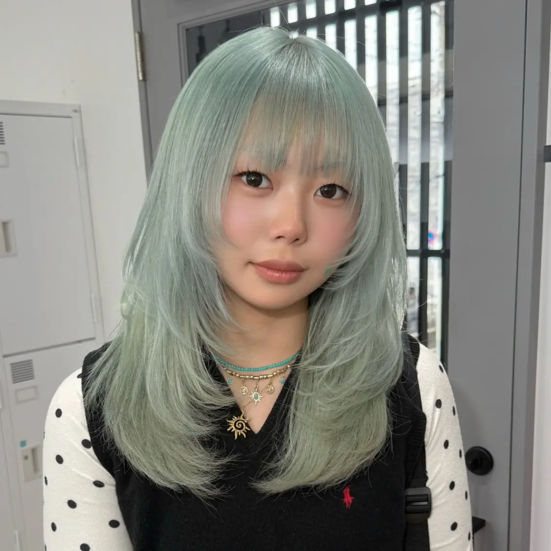 ロング ハッシュカット ヘアカラー ブリーチ特化🪄町田 mariのヘアスタイル