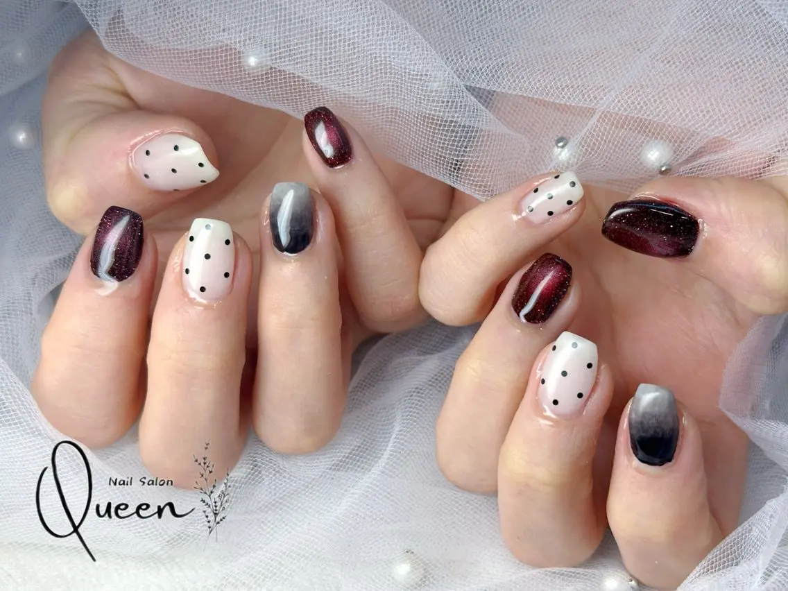 ネイル ハンドネイル Queennail 北堀江AYAのネイルデザイン