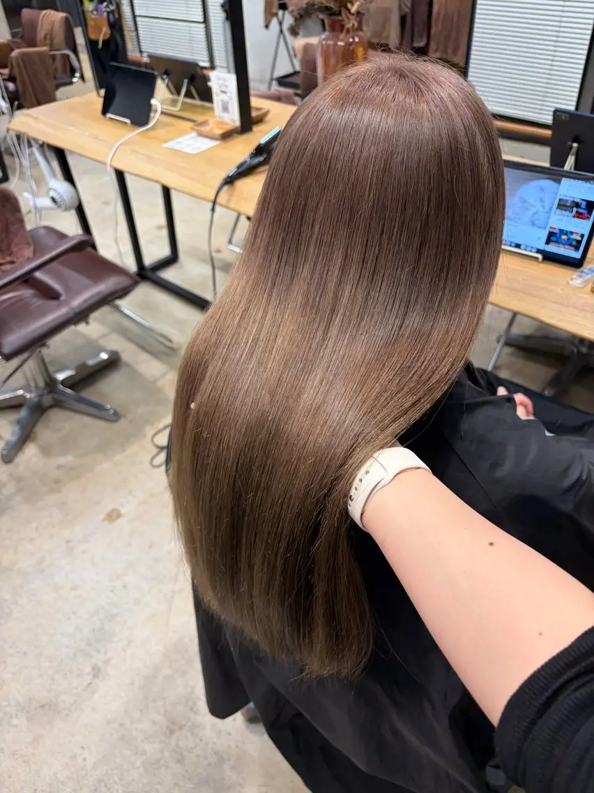 カラー ブリーチ ヘアカラー ️🩵LUFE ayano️🩵のヘアスタイル