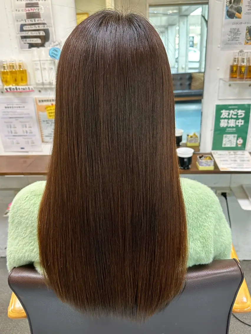 ロング 髪質改善 カット ヘアカラー トリートメント 【髪質改善】に特化 オリーブオイルクラブのヘアスタイル