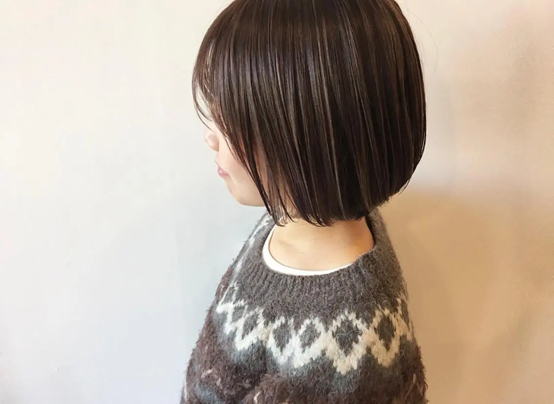 ショート カラー ショートボブ アッシュ 透明感カラー ラベンダーカラー ラベンダーアッシュ カット ヘアカラー トリートメント 鈴木 翔梧のヘアスタイル