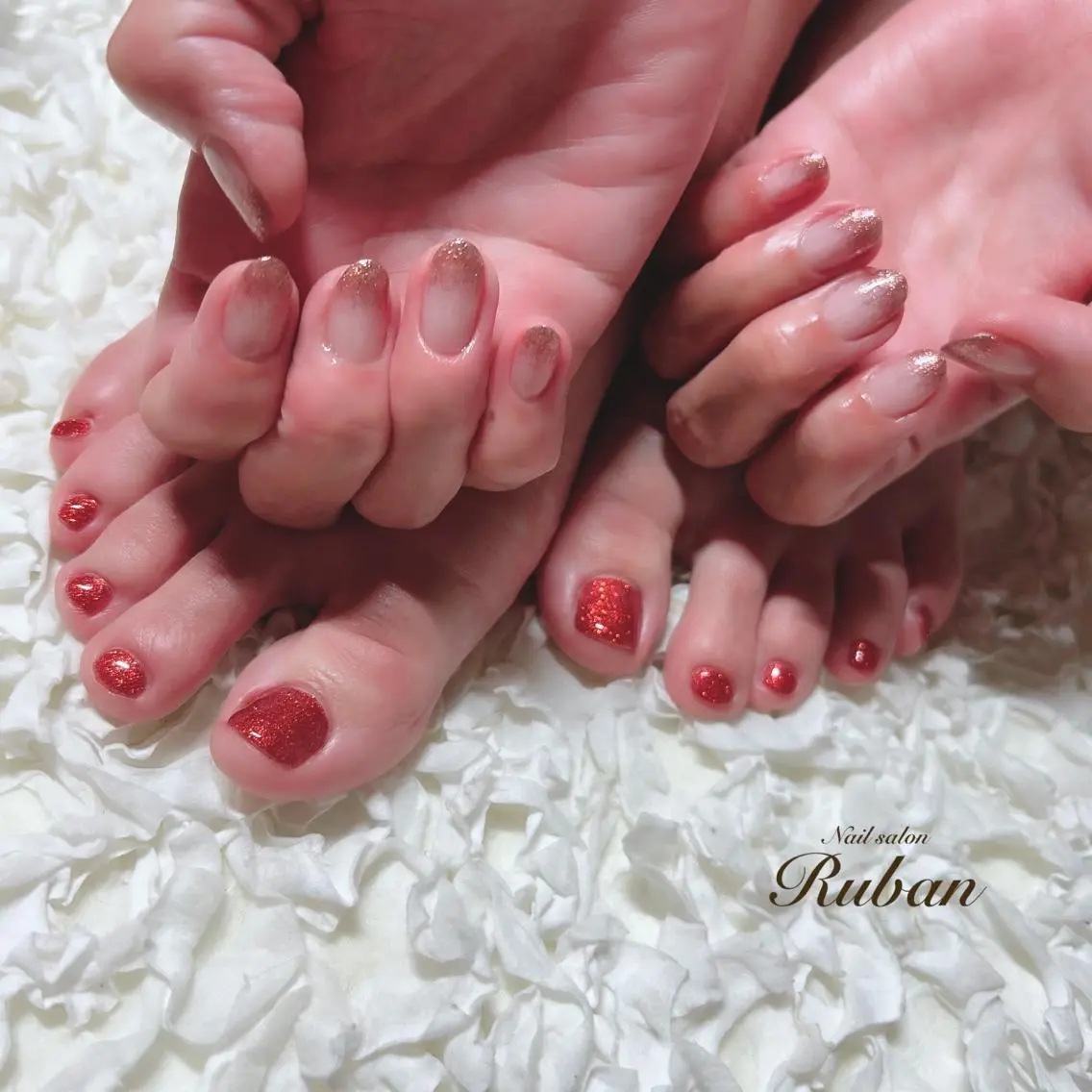 ネイル フットネイル Nail salon Rubanのネイルデザイン