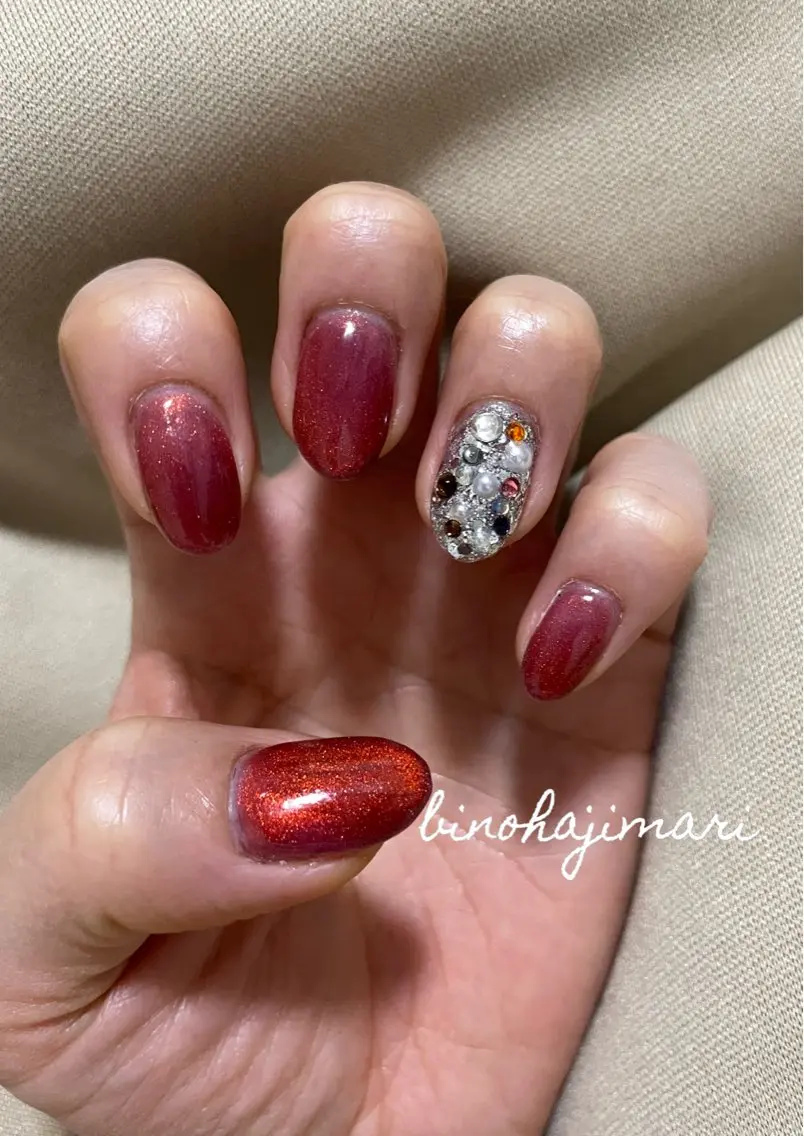 ネイル アートネイル フラッシュネイル ラメ(グリッター) スクエアネイル ストーンネイル ハンドネイル ハンドケア ♡Bivi♡自爪に 優しいネイルサロンのネイルデザイン