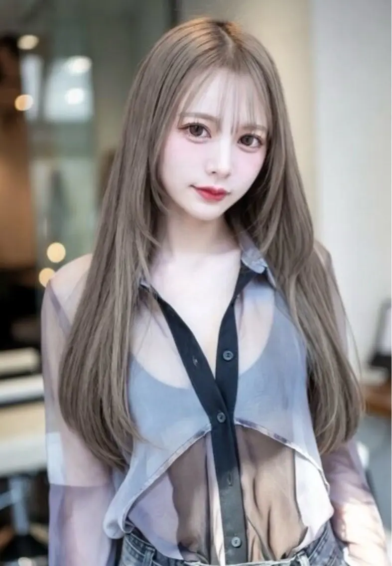 ロング ヘアカラー 得能 海翔のヘアスタイル