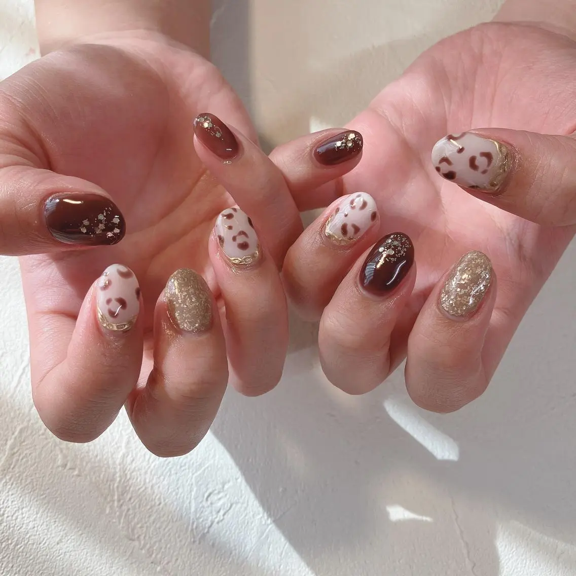 ネイル アニマル柄 ハンドネイル nails 🎀meのネイルデザイン
