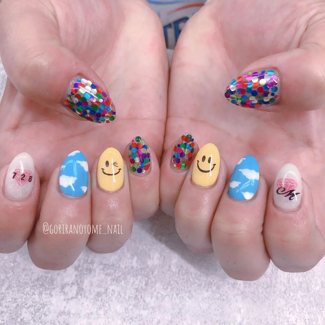 ネイル ハンドネイル フットネイル ナナイチゼロ I.Naoのネイルデザイン