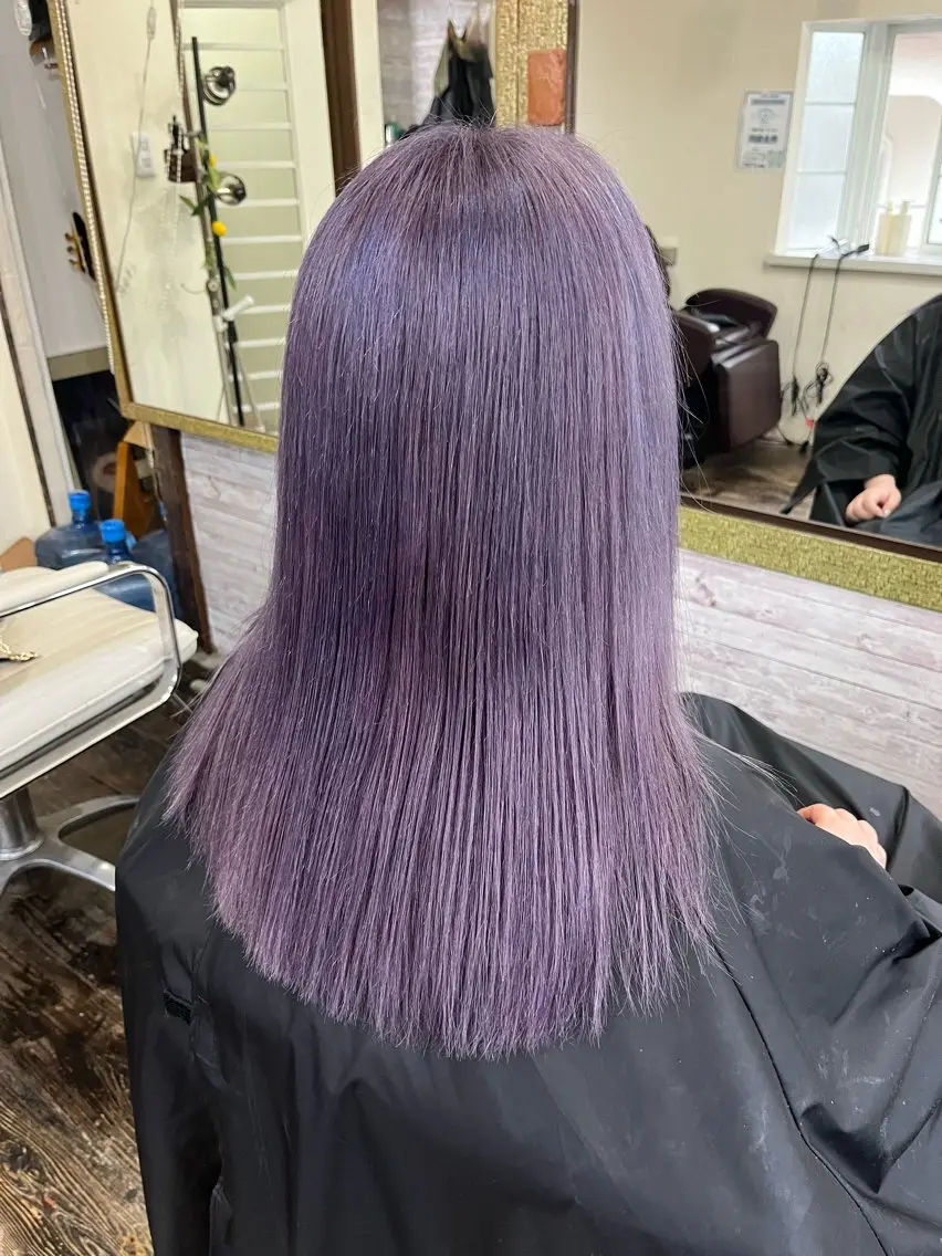 セミロング カラー ヘアカラー 渡辺 健太のヘアスタイル