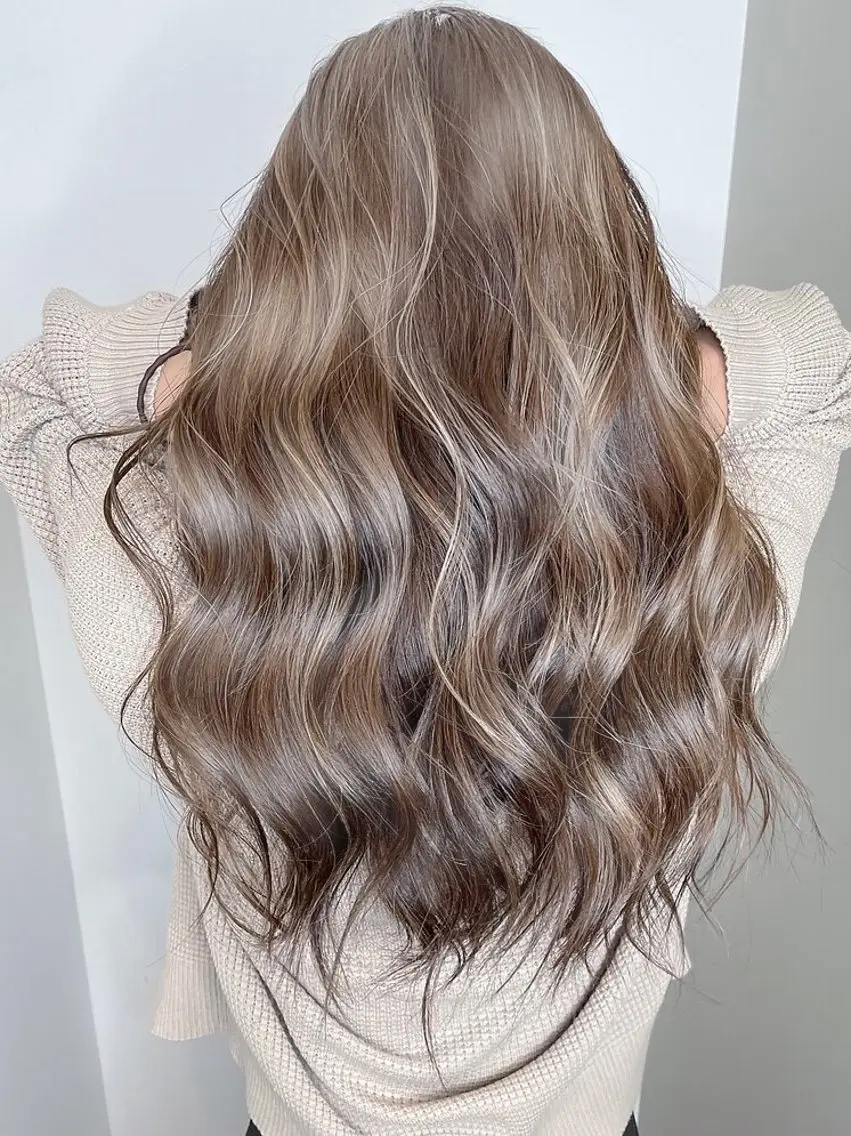 ロング カラー カット ヘアカラー トリートメント 【店長】韓国ヘア/ 美髪ケア 野沢綾馬のヘアスタイル