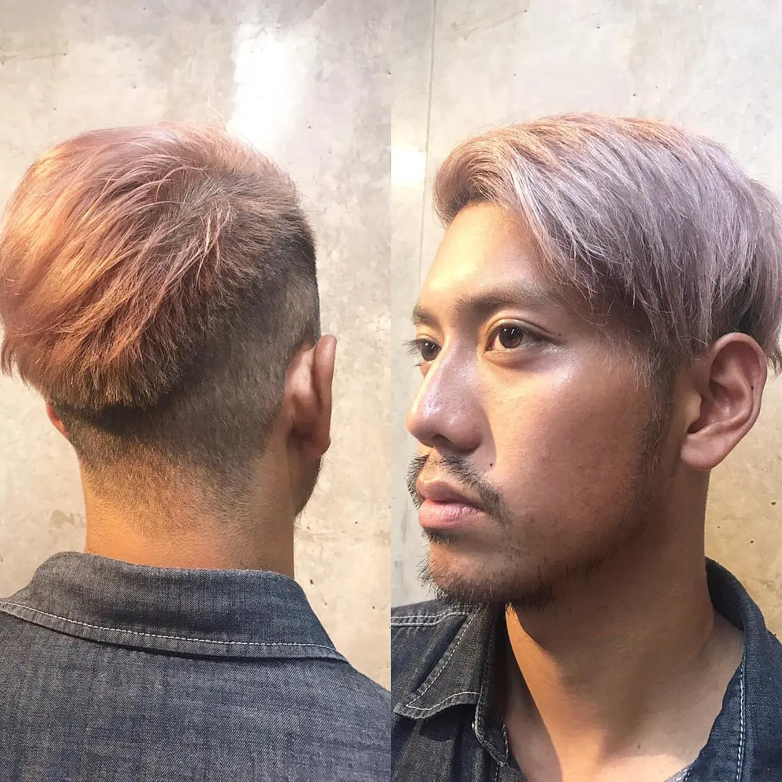 ショート カラー メンズ 及川 光のヘアスタイル