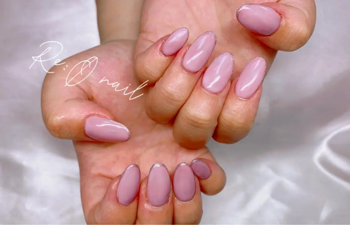 ネイル フレンチネイル ワンカラーネイル スカルプネイル ハンドネイル Re:Ø nail 🩵TSUJIのネイルデザイン