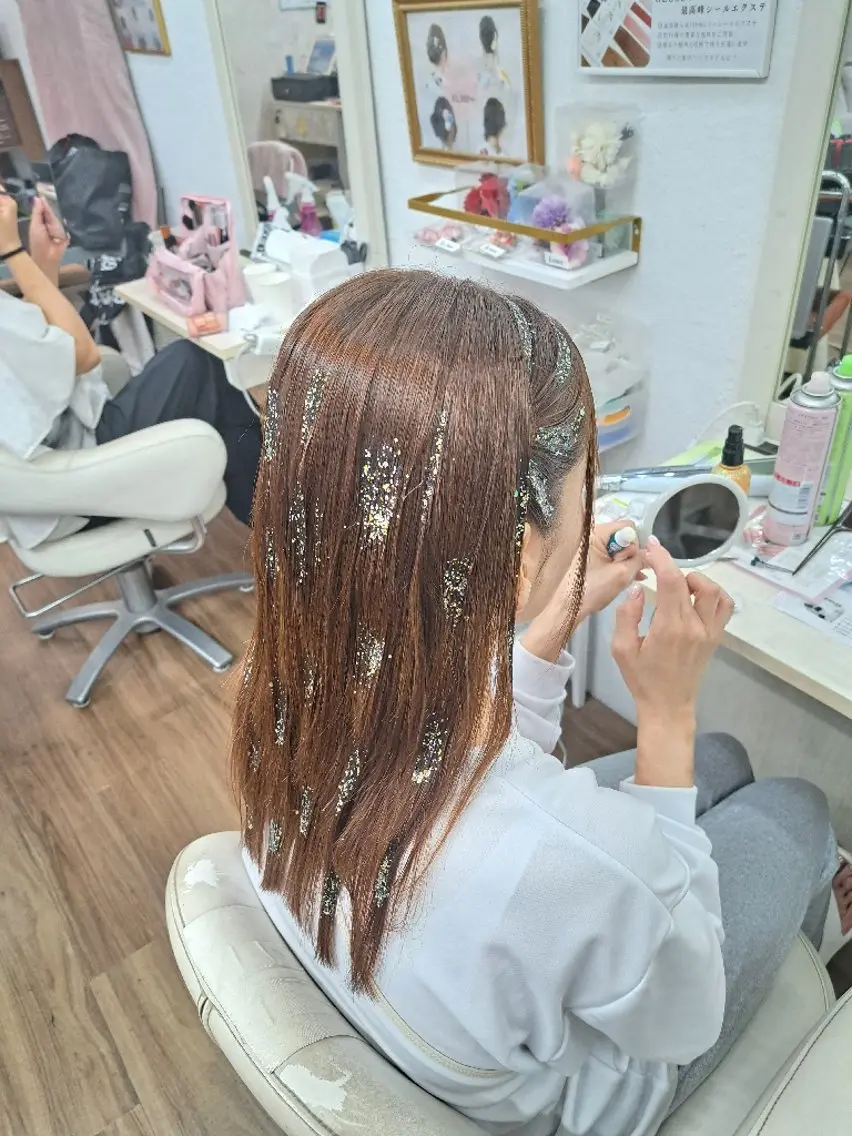 ロング ヘアアレンジ ヘアセット GLOSS心斎橋🌹 はるなのヘアスタイル