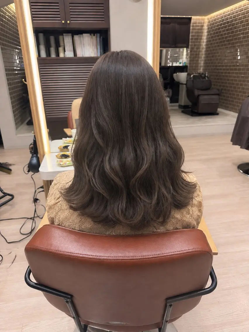 セミロング 川上有海 🦋透明感カラー🦋のヘアスタイル