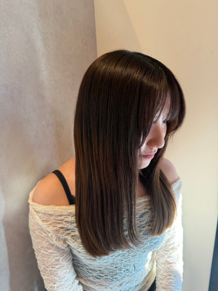 ロング カット ヘアセット 青山 未来のヘアスタイル