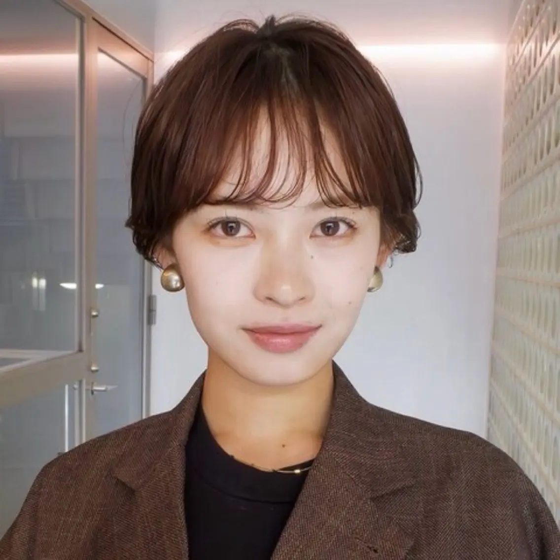 ショート カットモデル FILMSりくのヘアスタイル