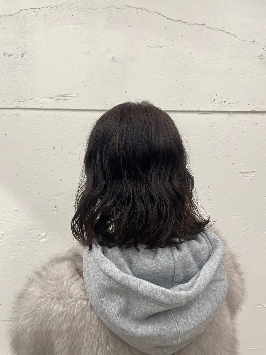 ミディアム パーマ ミディアムパーマ カット パーマ suzu 🤍 【 grace 】のヘアスタイル