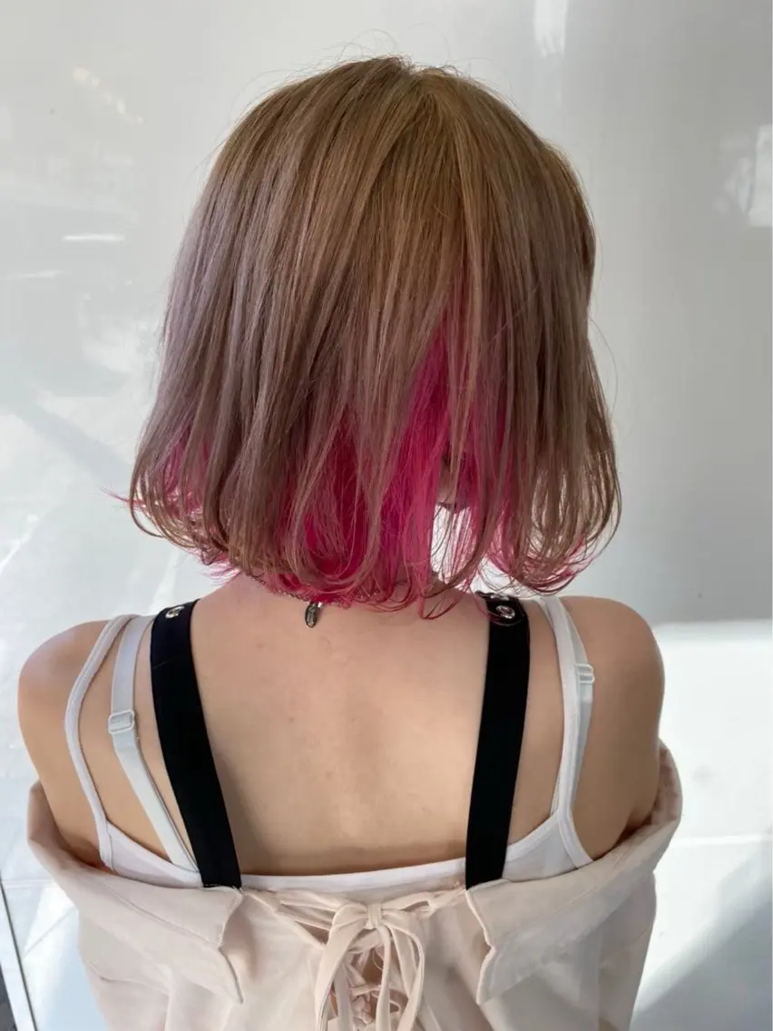 ショート カラー MOKA🌼淵野辺 カラーモデル募集のヘアスタイル