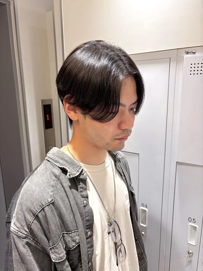ショート メンズ くせ毛 縮毛矯正 カット 縮毛矯正 SALOWIN大宮 /KYOHEI✂️のヘアスタイル