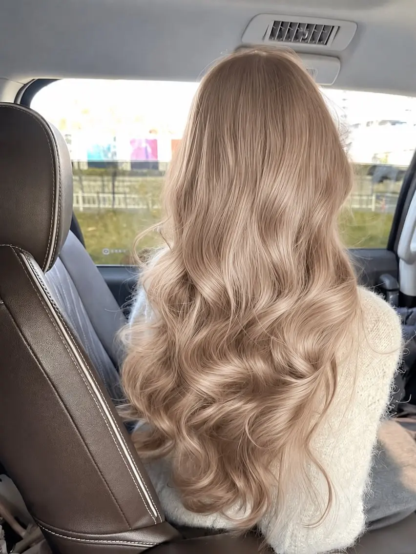 ロング カラー ヘアアレンジ ヘアカラー トリートメント ヘアセット 透明感カラー🎀艶髪 Anju/渋谷🎀のヘアスタイル