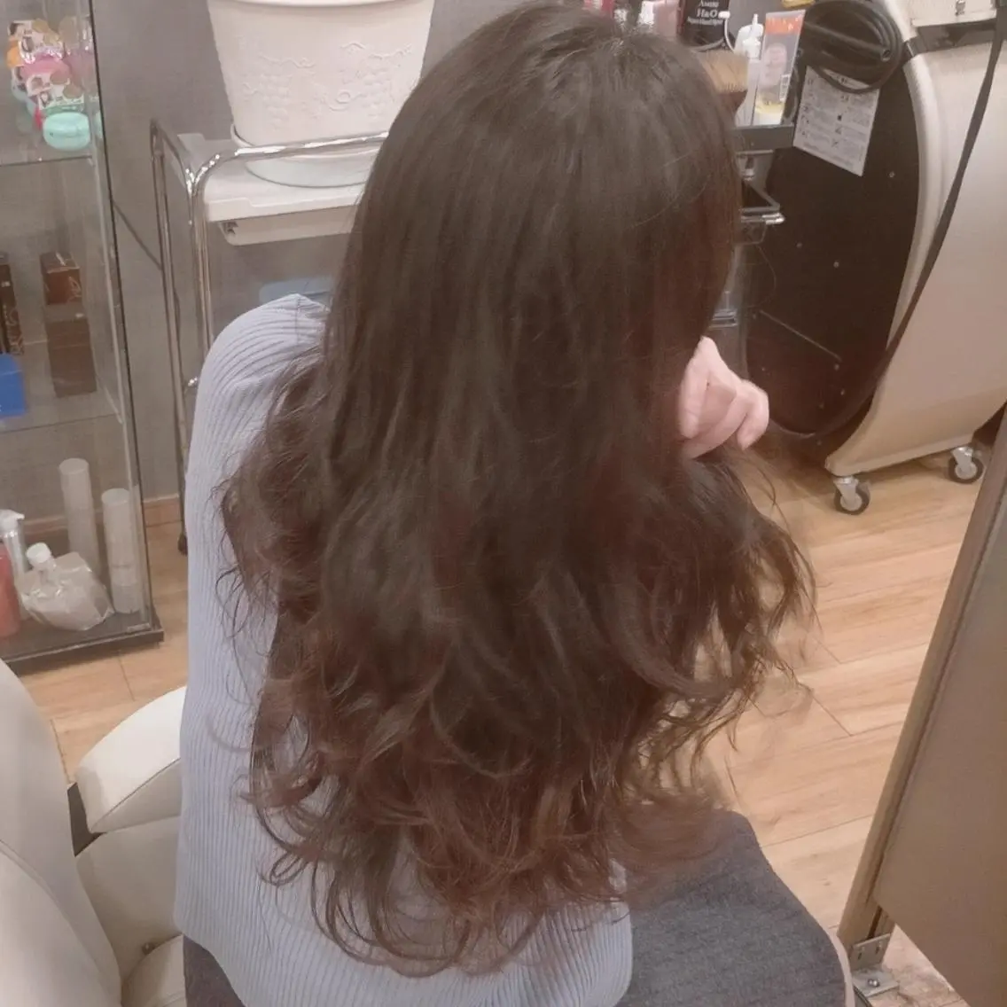 カット+デジタルパーマの写真