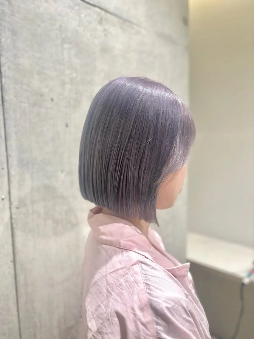 ショート カラー カット ヘアカラー ヘッドスパ 透明感カラー・レイヤ ー🎀amika🎀のヘアスタイル
