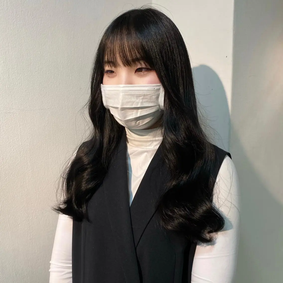 ロング 韓国風ヘア 'AXIS maiのヘアスタイル