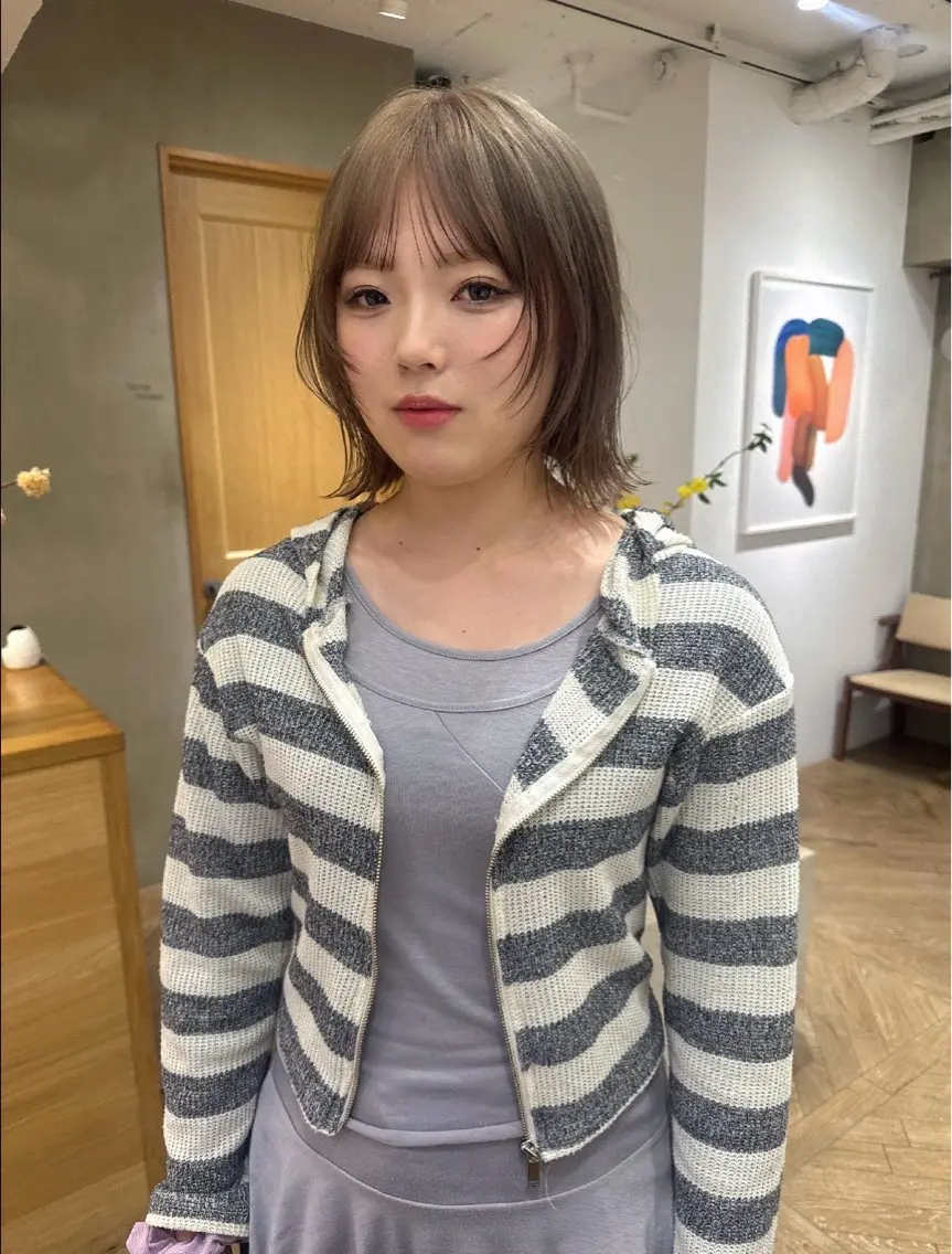 ショート ボブレイヤー ボブ レイヤーカット カット 縮毛矯正/レイヤー /kirara🌼のヘアスタイル