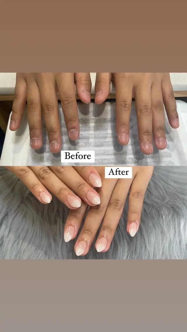 ネイル 長さ出し ハンドネイル RICO Nail パーツつけ放題🌈のネイルデザイン