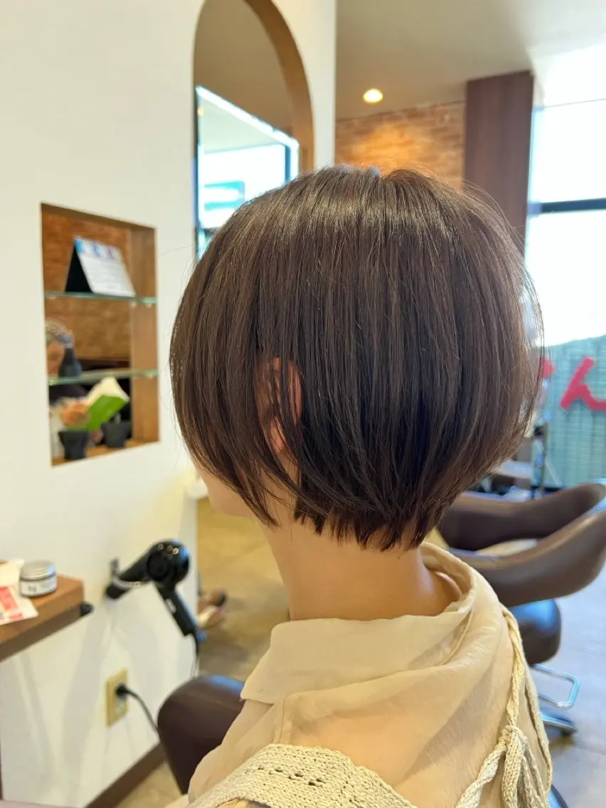 ショート ショートヘア め いのヘアスタイル