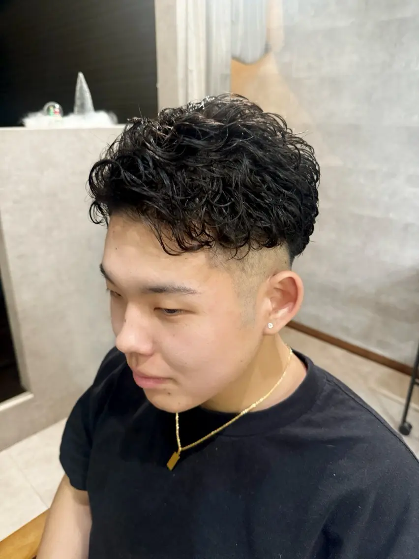 【💈新規メンズ限定💈】カット+コールドパーマ+TOKIO・アメイジアTrの写真