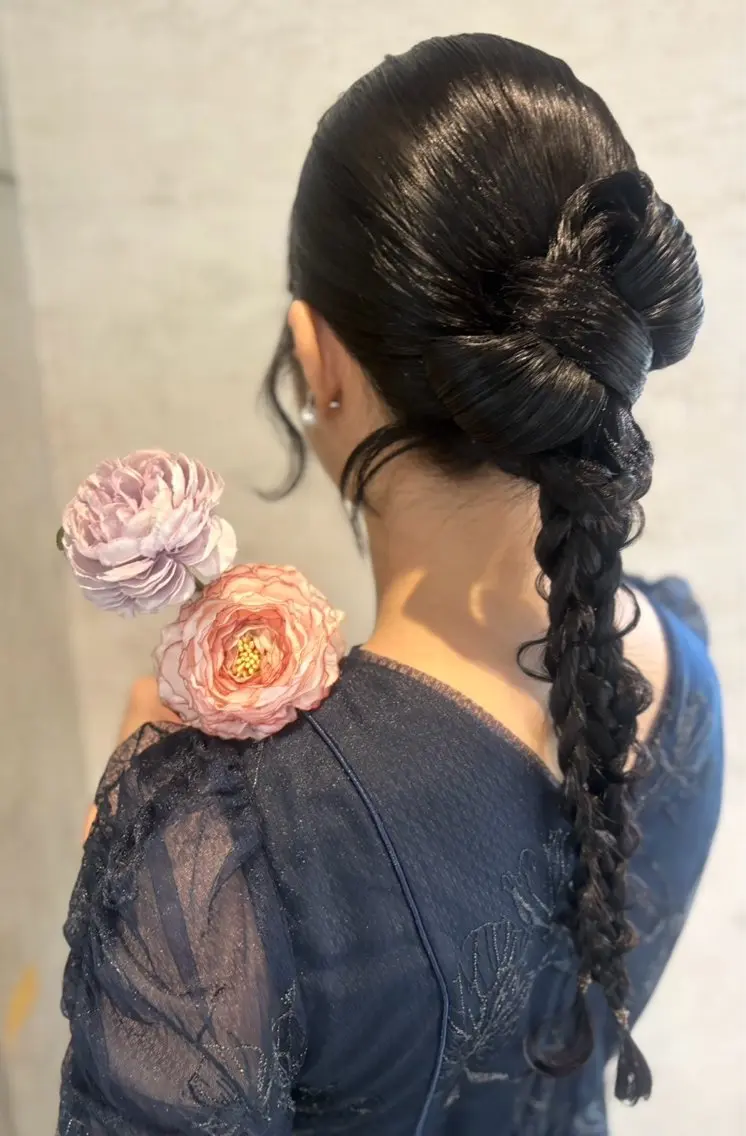 ロング ヘアアレンジ 美髪× ヘアセット✨Araiのヘアスタイル