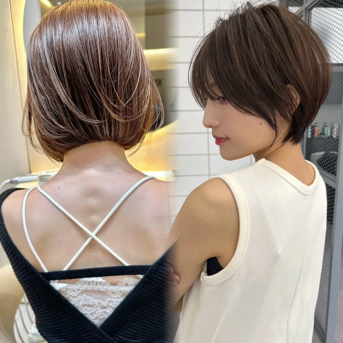 ショート 美髪矯正×レイヤー 松田空優哉のヘアスタイル