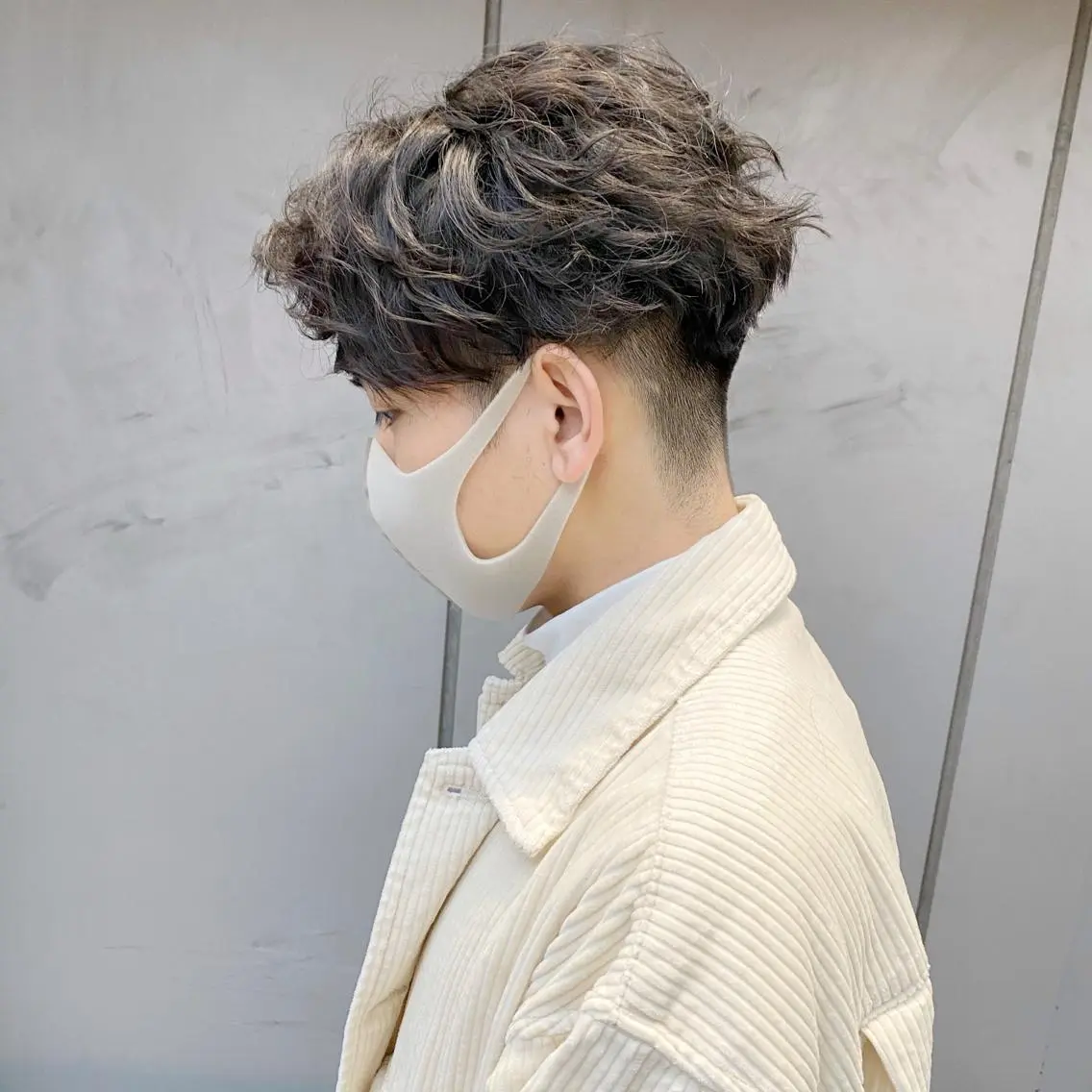 カラー パーマ メンズ 【渋谷メンズ特化】 🔥BLUCK🔥のヘアスタイル