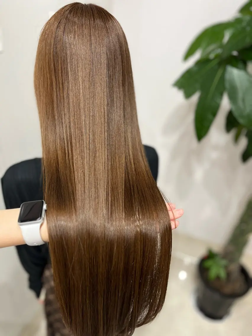 ロング カラー ベージュカラー カット ヘアカラー トリートメント 🫧ぷる艶カラー🫧 Yuubi🦩のヘアスタイル
