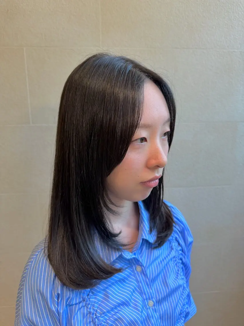 カラー 戸谷 ゆりあのヘアスタイル