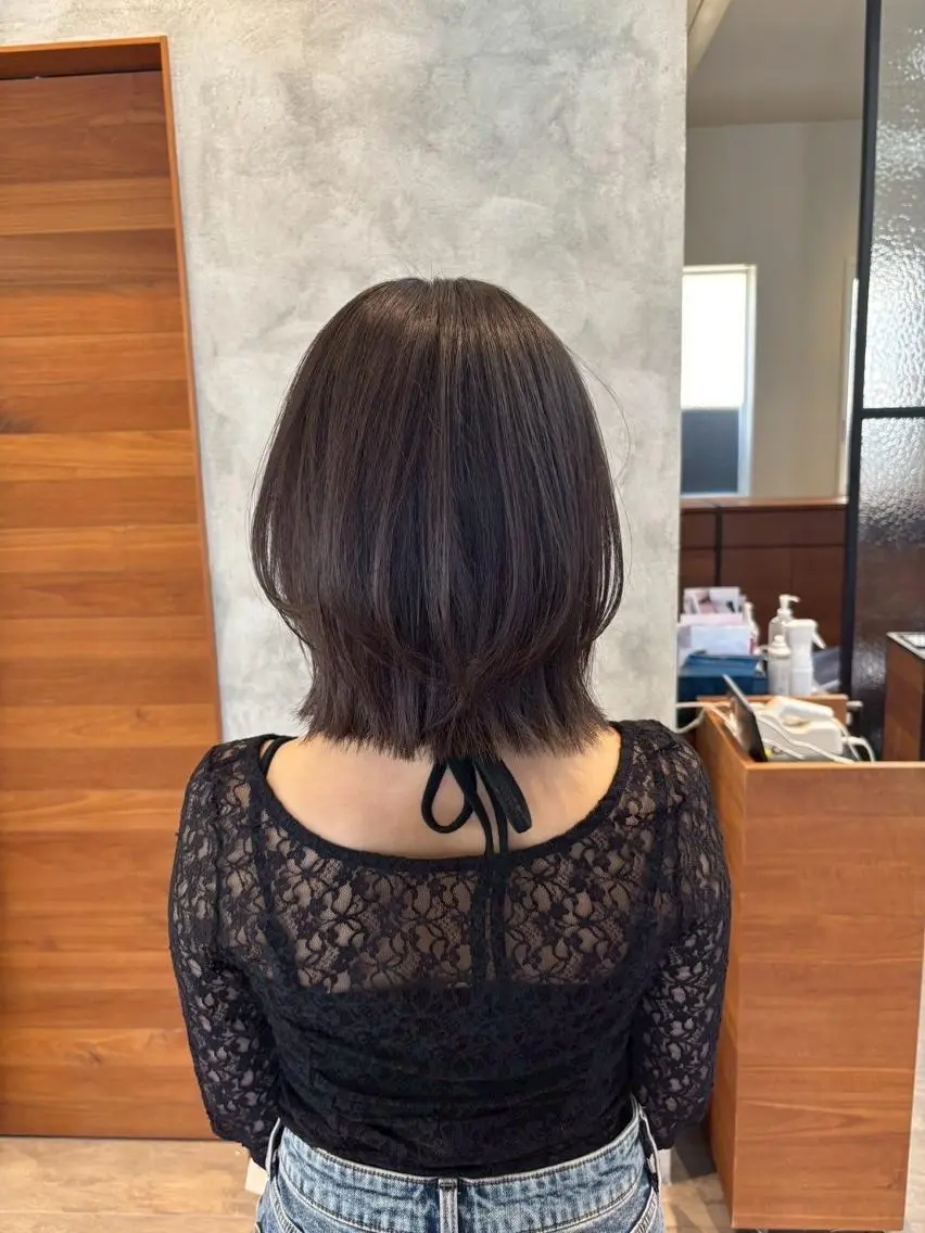 【中級美髪ケア】《スタンダ-ド》髪質改善TR+カット+カラ-+炭酸の写真