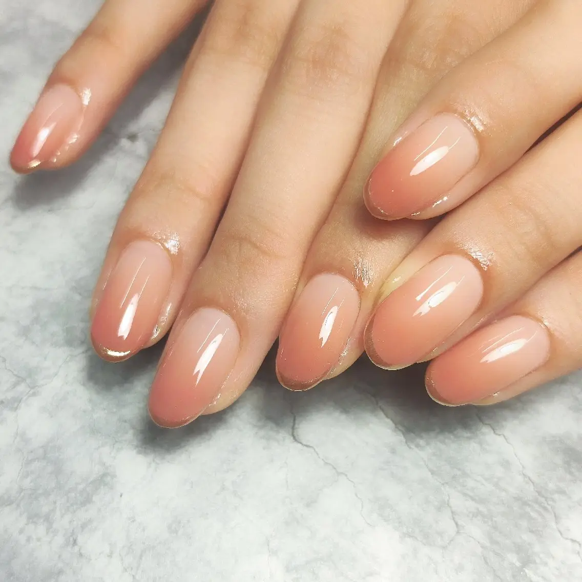 ネイル フレンチネイル ミラーネイル 個人サロン saltnailのネイルデザイン