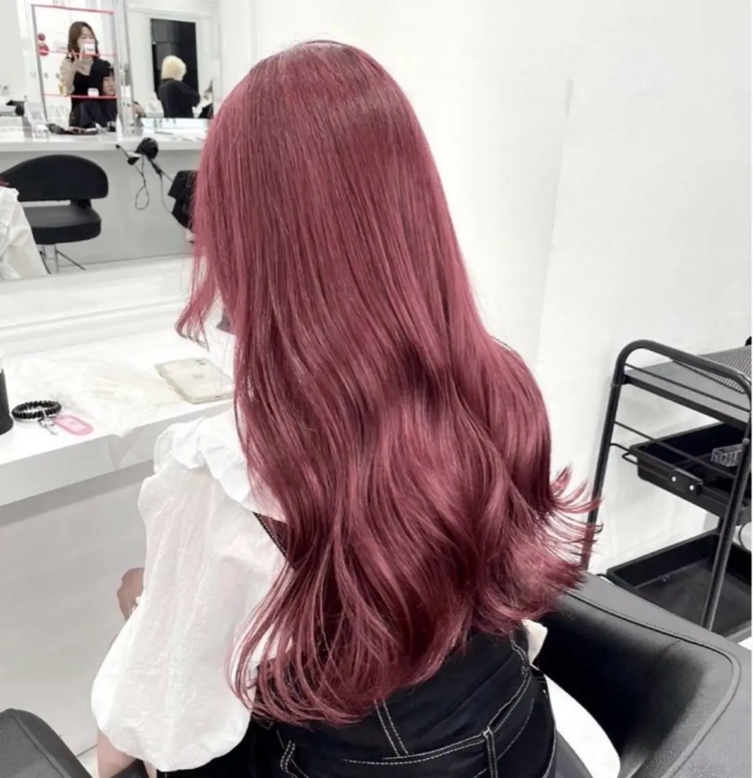 ロング ヘアカラー トリートメント 🎀愛されピンク ラベンダー💜ゆいのヘアスタイル